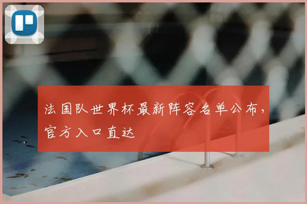 法国队世界杯最新阵容名单公布,官方入口直达