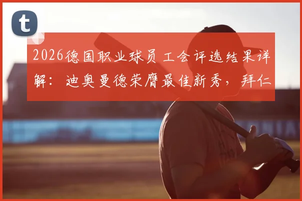 2026德国职业球员工会评选结果详解：迪奥曼德荣膺最佳新秀，拜仁众将入选最佳阵容，附完整名单与球员数据分析
